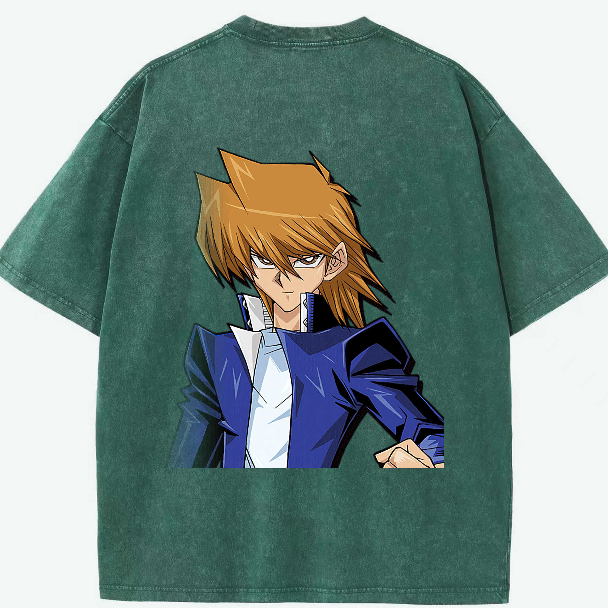 （画像用） 遊☆戯☆王 Yu-Gi-Oh! 綿100% ヴィンテージ風 半袖Tシャツ（背面プリント）
